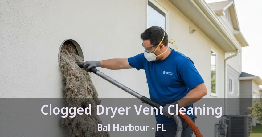 Clogged Dryer Vent Cleaning Bal Harbour - FL Clogged Dryer Vent Cleaning Bal Harbour - FL