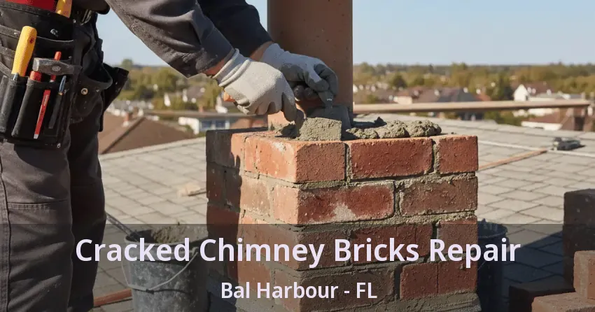 Cracked Chimney Bricks Repair Bal Harbour - FL