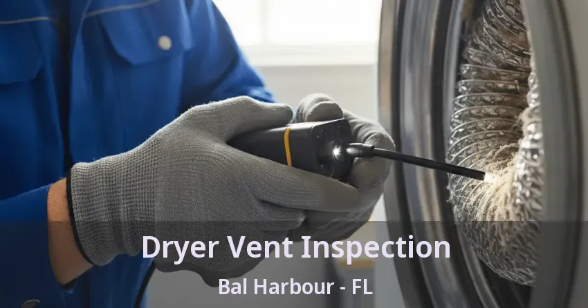 Dryer Vent Inspection Bal Harbour - FL