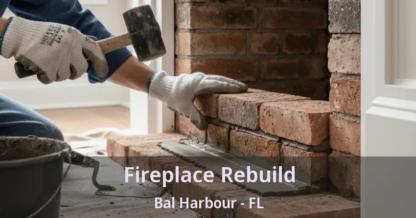 Fireplace Rebuild Bal Harbour - FL