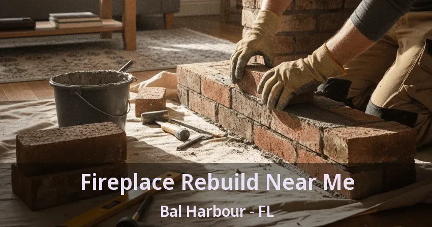 Fireplace Rebuild Near Me Bal Harbour - FL