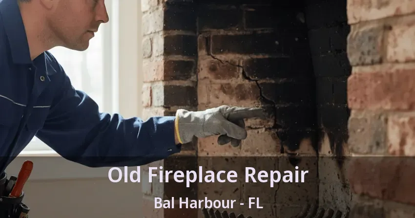 Old Fireplace Repair Bal Harbour - FL