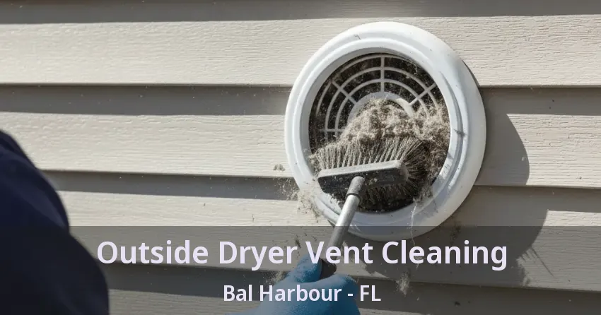 Outside Dryer Vent Cleaning Bal Harbour - FL